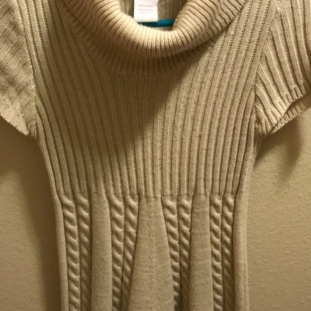Nude Turtle-Neck Sweater